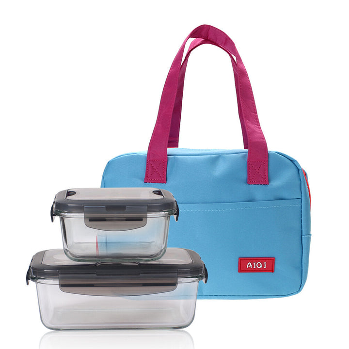 Portable Large Capacity Lunch Bag Insulation Food Container Tote Thermal Picnic Bag Image 3