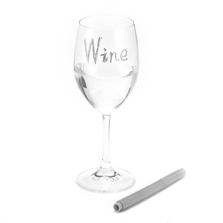 Reusable Washable Non-toxic Wine Glass Maker Pen Wine Charm Accessories Bar Tools Image 2