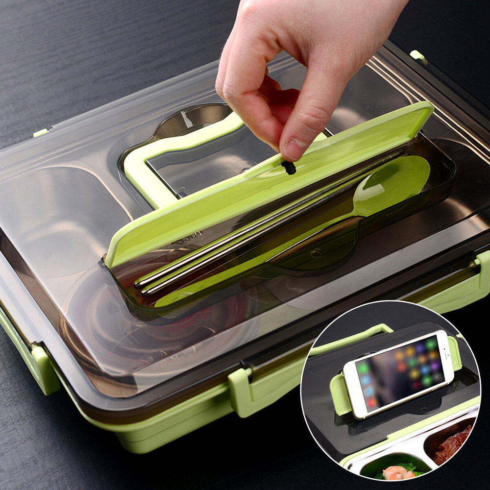 Stainless Steel Thermal Lunch Box Food Container Food Thermos Insulating Container Image 2