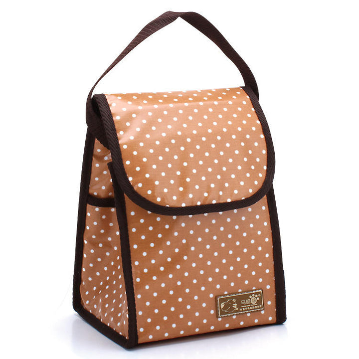 Travel Waterproof Large Capacity Insulated Cooler Lunch Tote Bag With Shoulder Strap Image 1