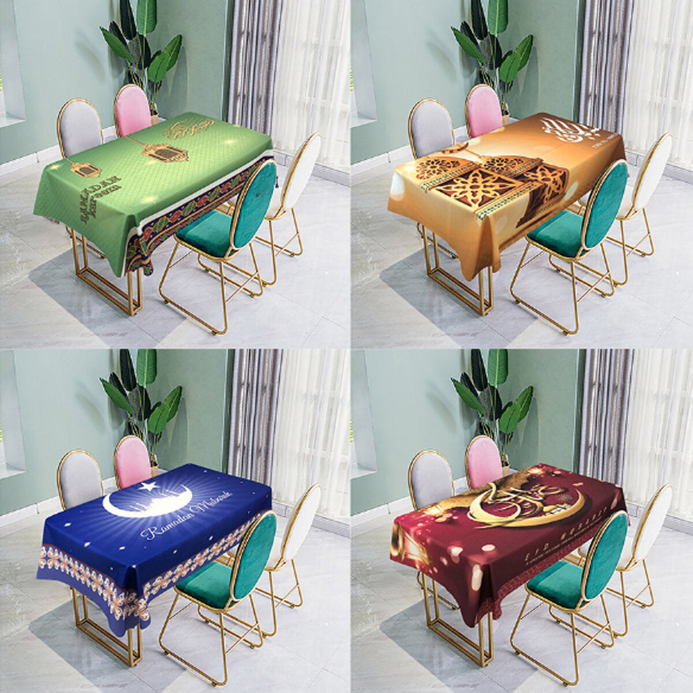 Waterproof Tablecloth Table Cover Rectangle Polyester Fiber Table Cloth Decoration Home Party Cover Image 2