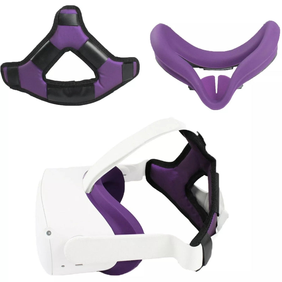 VR Helmet Headset Cushion for Oculus Quest 2 Helmet Headband Helmet Head Relief with Foam Cushion VR Eye Mask Image 1
