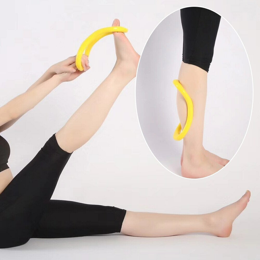 Yoga Pilates Ring Full Body Training Fitness Circle Shoulder Back Arm Leg Pain Relief Home Exercise Tools Image 3