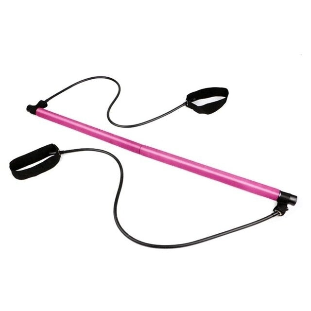 Yoga Pull Rods Pilates Bar Kit Abdominal Resistance Bands Body Fitness Sport Gym Fitness Building Puller Image 6