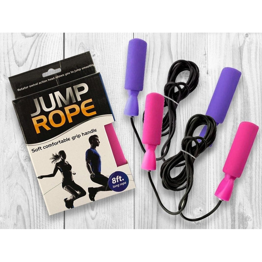 2-Pack Soft Grip 8ft Workout Jump Rope Image 1