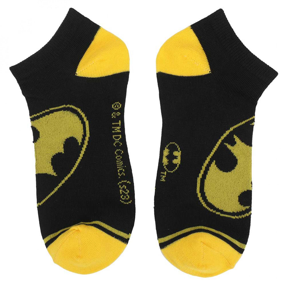 Batman Logos 5-Pair Pack of Ankle Socks Image 2