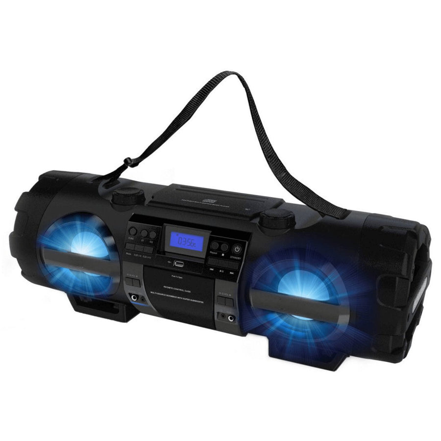 Emerson Dual Subwoofer Bluetooth Boombox Image 1