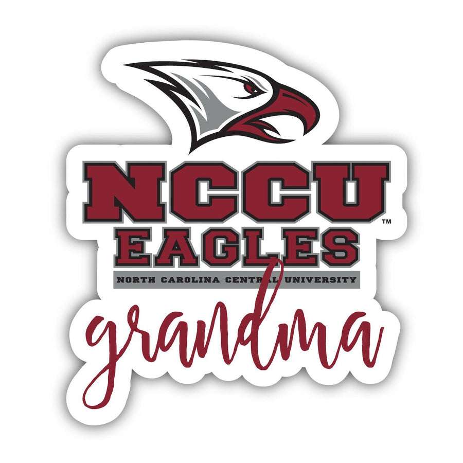 North Carolina Central Eagles Proud Grandma 4-Inch NCAA High-Definition Magnet - Versatile Metallic Surface Adornment Image 1
