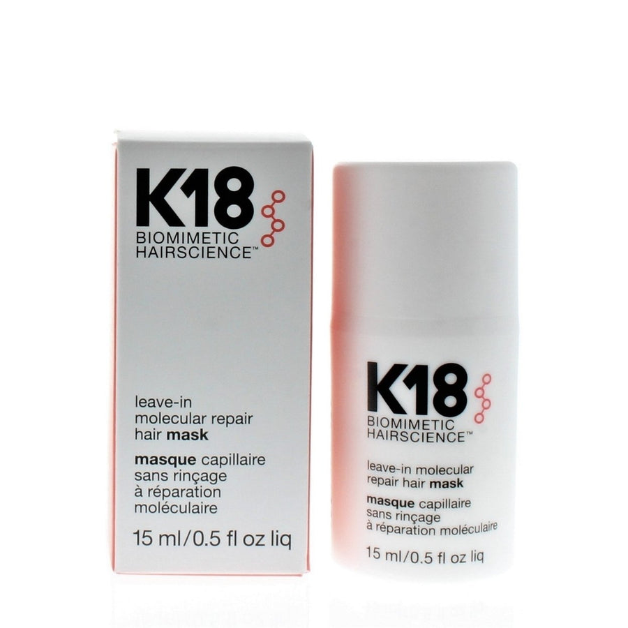 K18 Biomimetic Hairscience Leave-In Molecular Repair Hair Mask 0.5oz/15ml Image 1