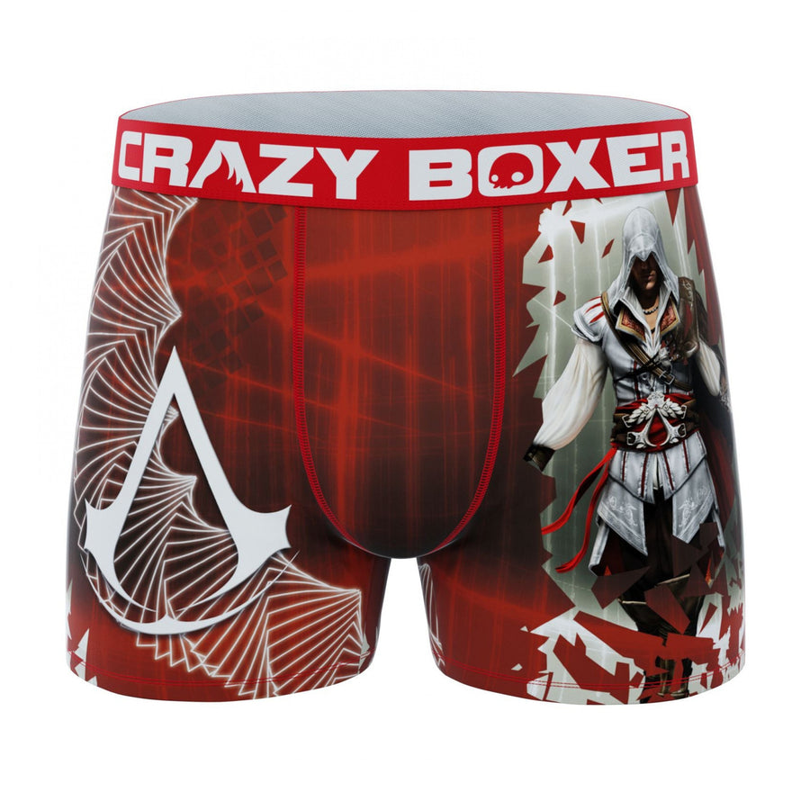 Assassins Creed Ezio Mens Crazy Boxer Briefs Shorts Image 1