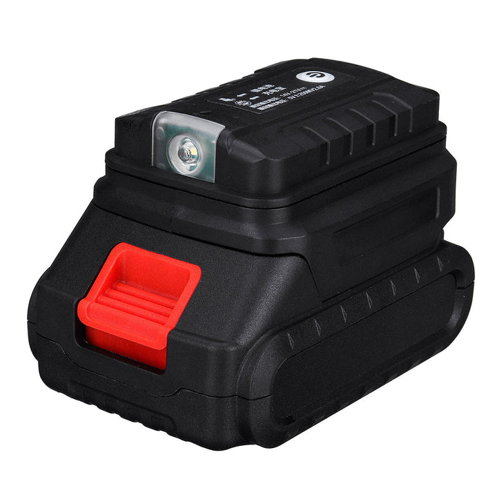 1 PC Black Plastic Li-ion Battery Charger With light Dual USB Output Ports Image 3
