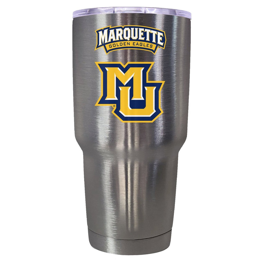 Marquette Golden Eagles Mascot Logo Tumbler - 24oz Color-Choice Insulated Stainless Steel Mug Image 1