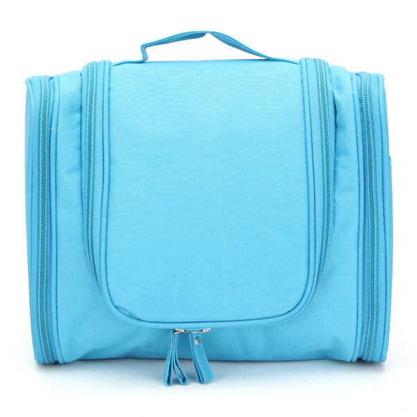 Multifunctional Travel Storage Bag Hanging Beautician Women Cosmetic Handbag Wash Makeup Bag Image 2