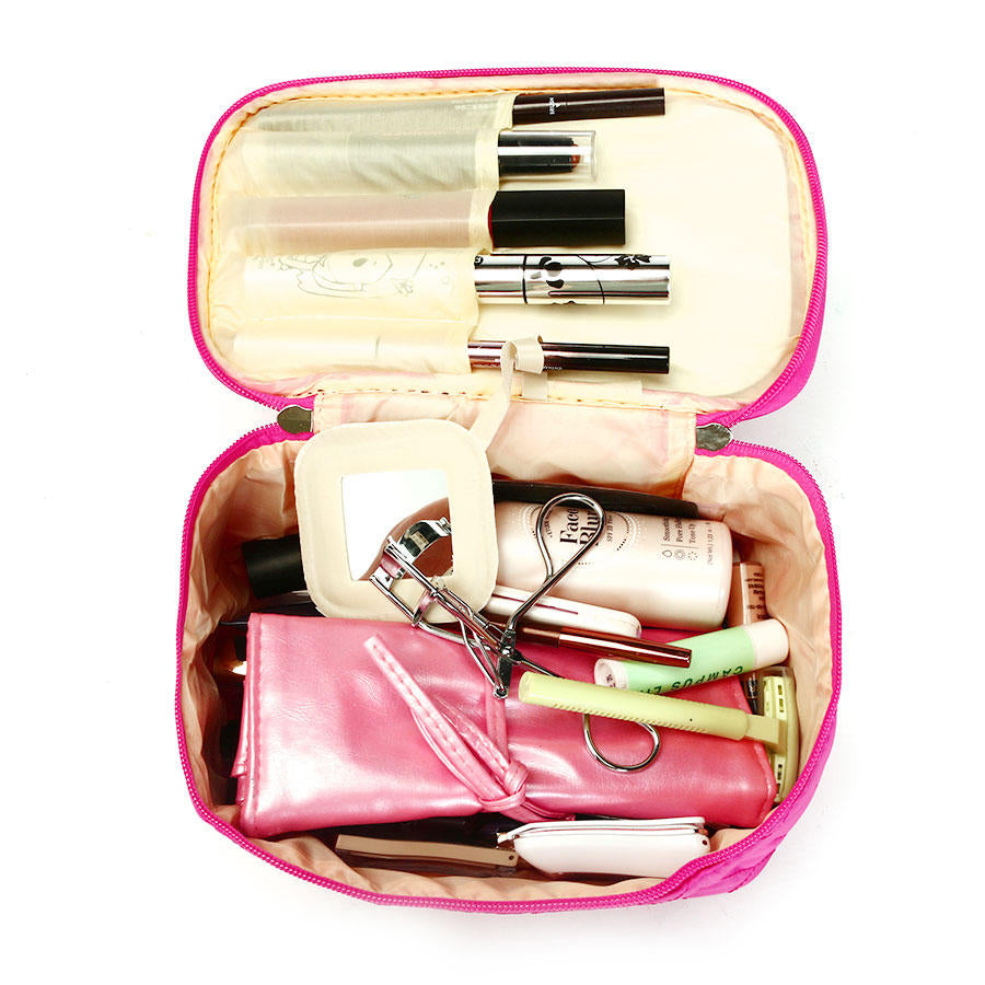 Multifunctional Travel Cosmetics Bag Nylon Large Makeup Toiletry Organizer Luggege Sto Image 2