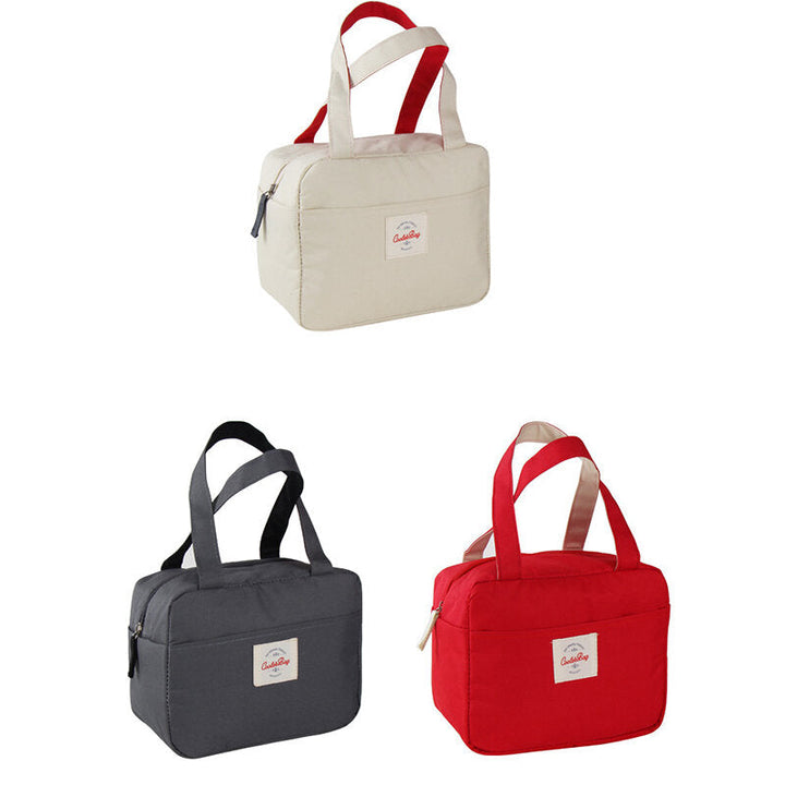 Tote Family Travel Picnic Drink Fruit Food Fresh Thermal Insulated Women Men Bento Lunch Box Bag Image 1