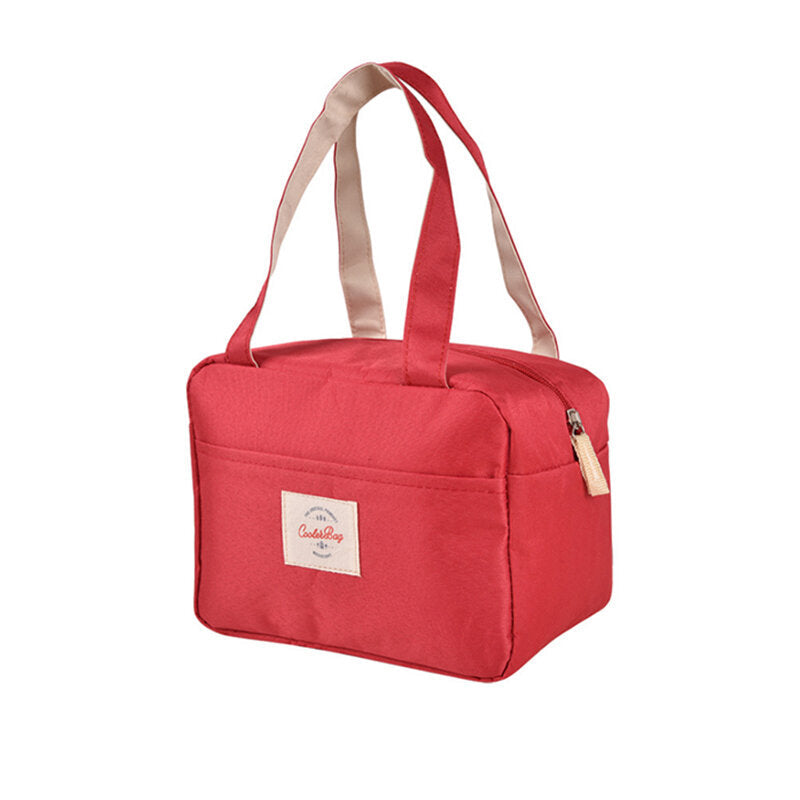 Tote Family Travel Picnic Drink Fruit Food Fresh Thermal Insulated Women Men Bento Lunch Box Bag Image 7