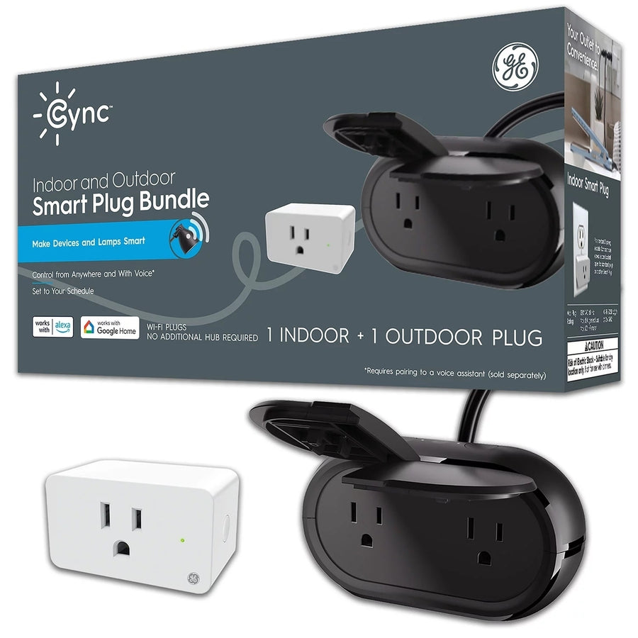 Cync Indoor/Outdoor Smart Plug Bundle Image 1