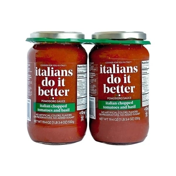 Italians Do It Better Pomodoro Sauce19.4 Ounce (Pack of 2) Image 1