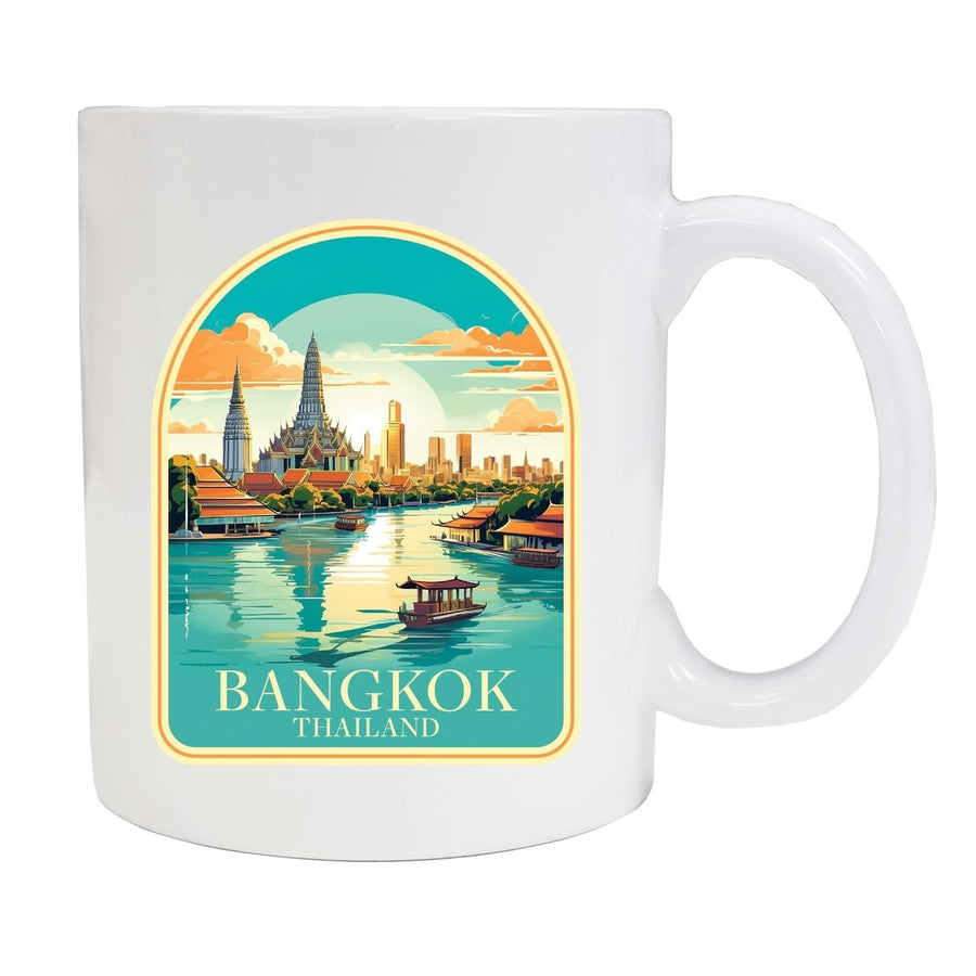 Bangkok Thailand A Souvenir 12 oz Ceramic Coffee Mug Image 1