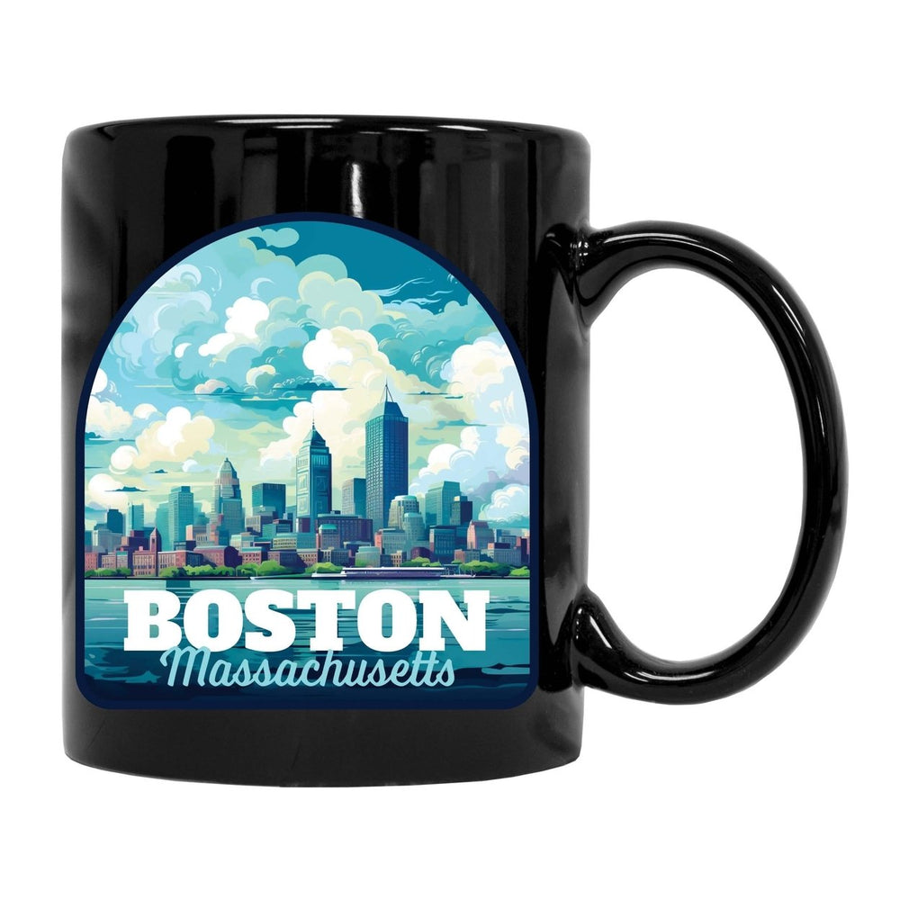Boston Massachusetts A Souvenir 12 oz Ceramic Coffee Mug Image 2