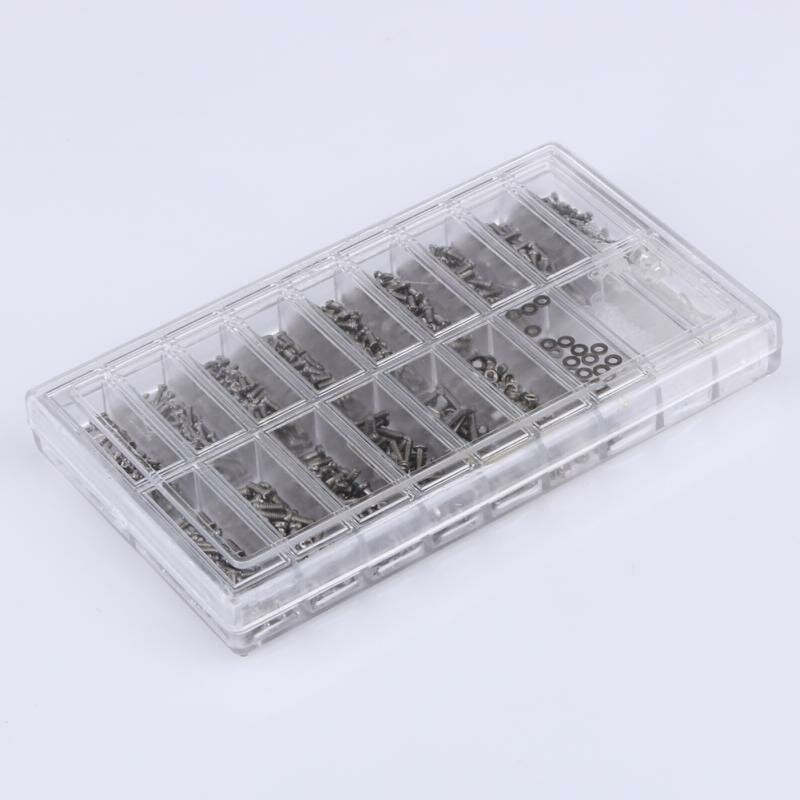 1000PCS Glasses Sunglasses Spectacles Watch Tiny Screws Nut Assortment Repair Tool Kit Stainless Steel Small Screws Image 2