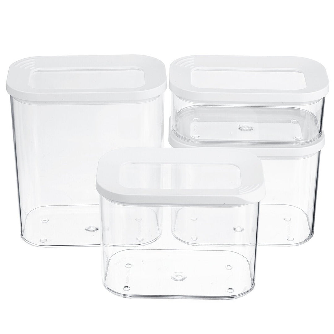 3/4/5Pcs Airtight Food Storage Containers Kitchen Canisters Boxes with Lid Set Image 1