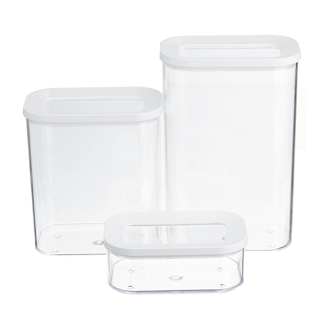 3/4/5Pcs Airtight Food Storage Containers Kitchen Canisters Boxes with Lid Set Image 10
