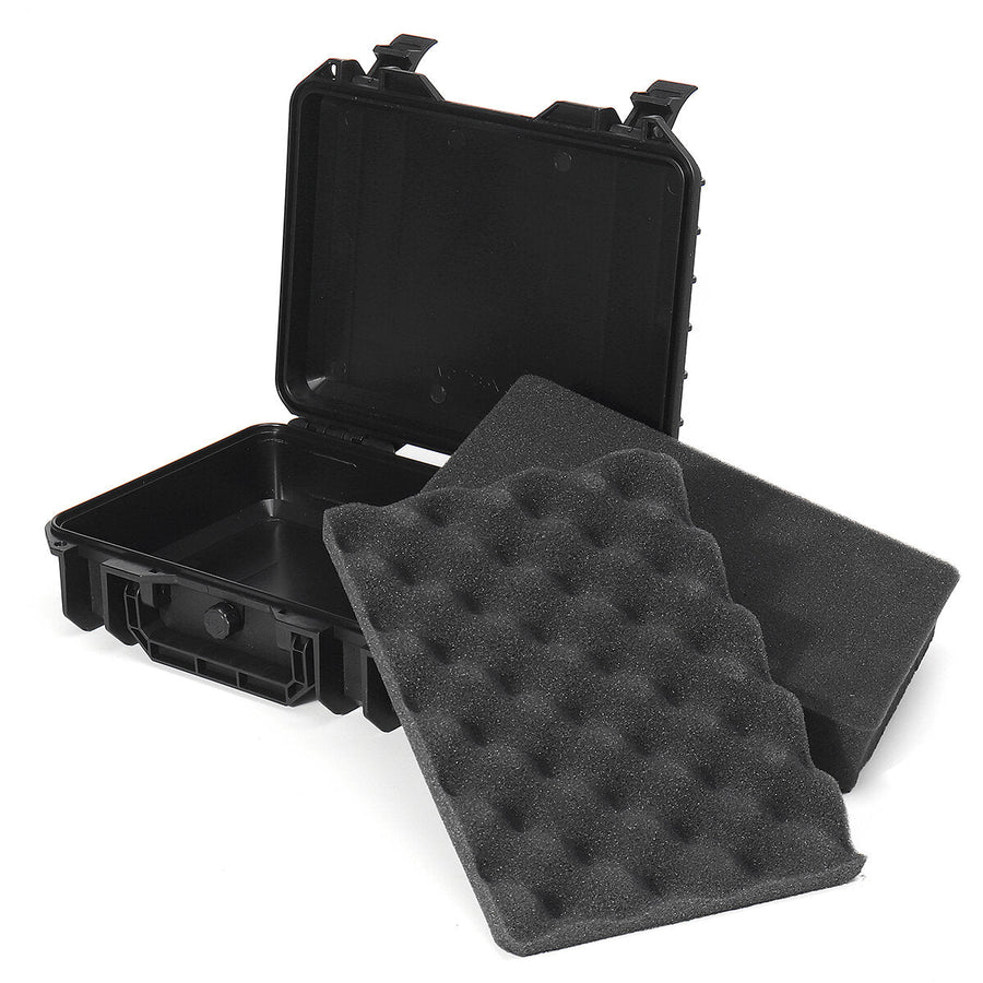 25020074mm Waterproof Hand Carry Tool Case Bag Storage Box Camera Photography w/ Sponge Image 1