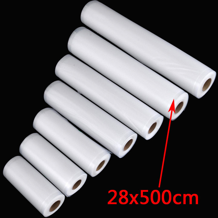 7 Different Size Transparent Vacuum Sealer Bags Rolls Food Saver Seal Storage Package Bags Image 7