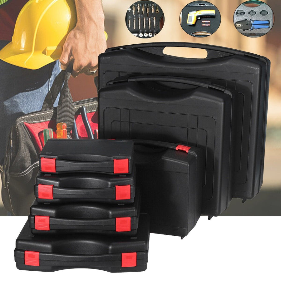Black Hard PP Carry Case Bag Tool Holder Storage Box Portable Organizer Image 1