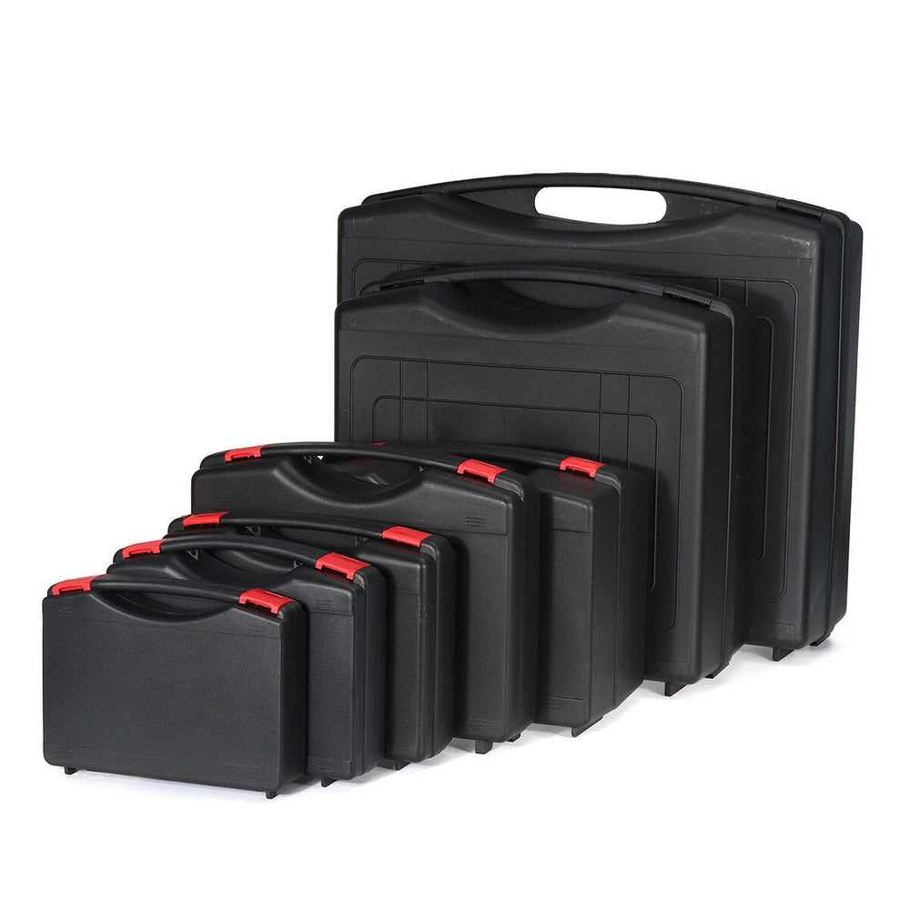 Black Hard PP Carry Case Bag Tool Holder Storage Box Portable Organizer Image 2