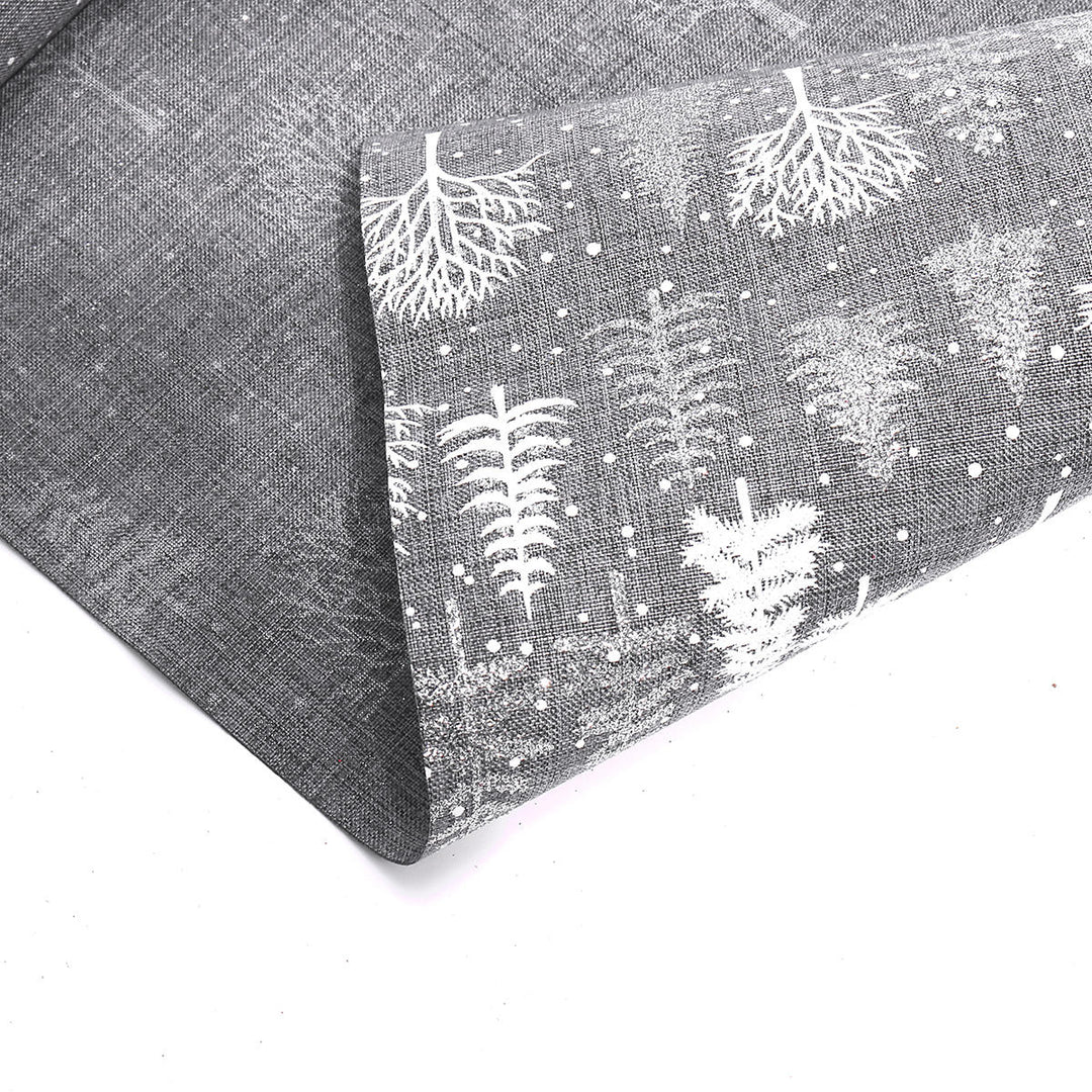 Christmas Tree Table Flag Tablecloths Polyester Fiber Table Decorations XMAS Image 7