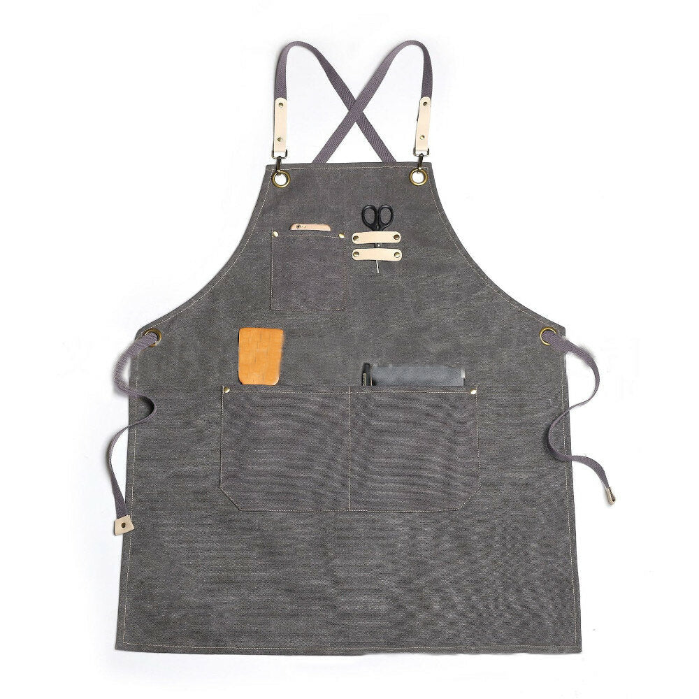 Sleeveless Apron Waterproof Woodworking Anti-fouling Polyester Apron For DIY Woodworking Enthusiast Image 2