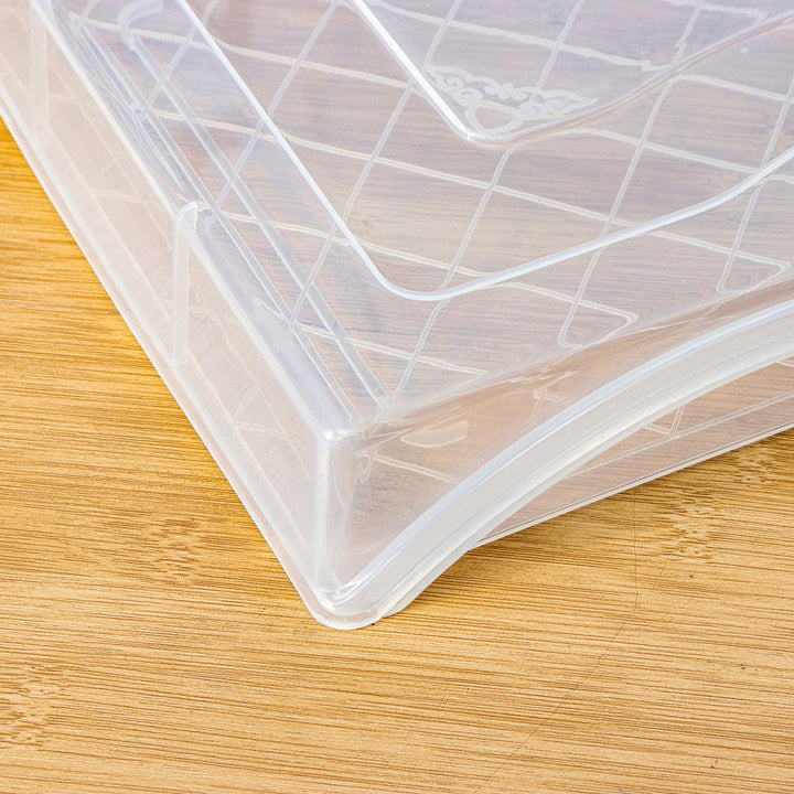 Transparent Refrigerator Dumpling Kitchen Storage Box Food Rack Case Organizer with Cover Image 6