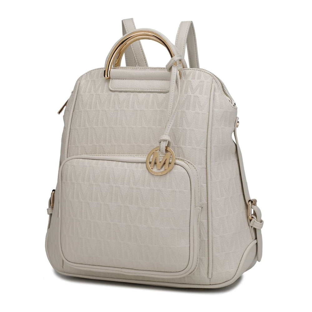 MKF Collection Torra Milan .M. Signature Trendy Backpack By Mia K. Image 2