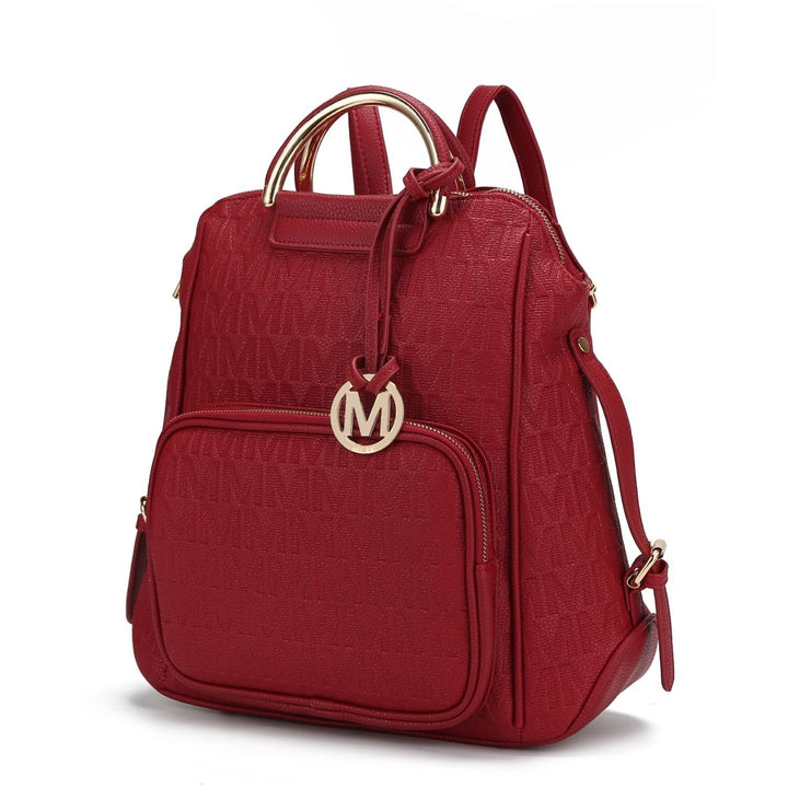 MKF Collection Torra Milan .M. Signature Trendy Backpack By Mia K. Image 1