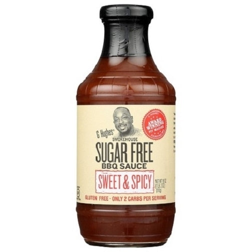 G Hughes Smokehouse Sugar Free Sweet and Spicy BBQ Sauce Image 1