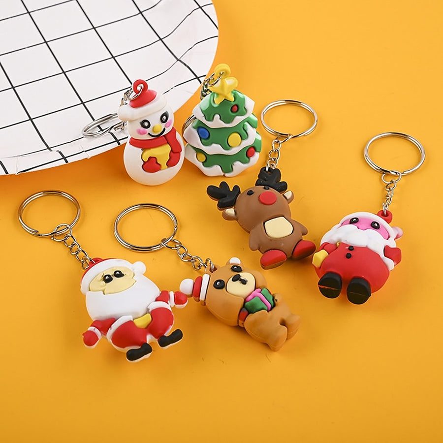 Christmas Cartoon Keychain Chain for Friends Image 1