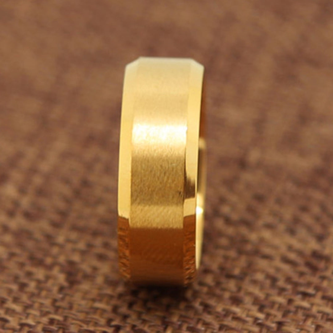 8mm Casual Unisex Ring Solid Color Not Easy to Break Accessories Comfort Finger Ring for Outdoor Image 7