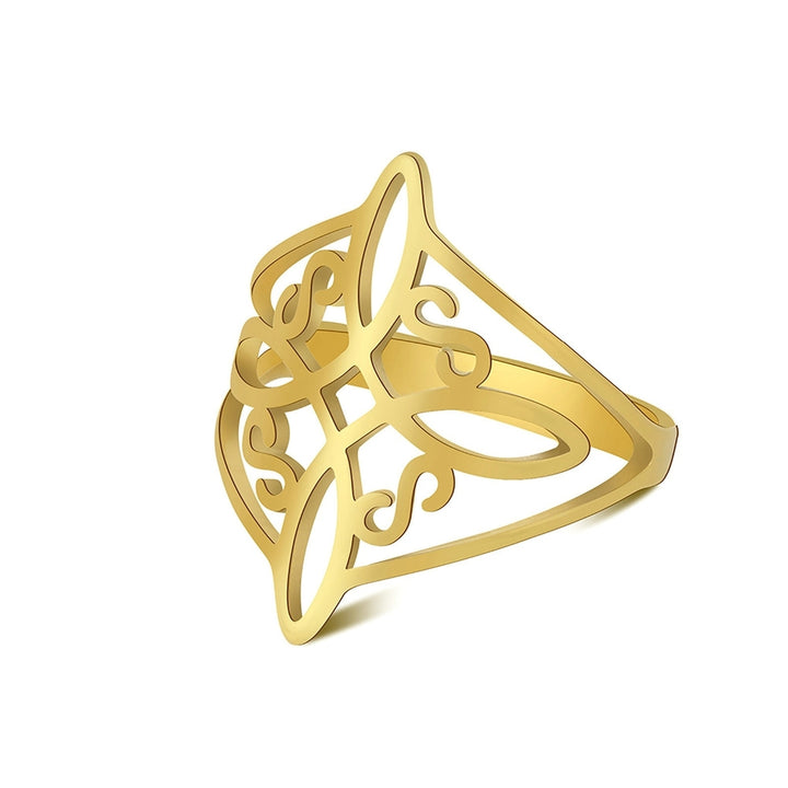 Ladies Ring Geometric Electroplating for Daily Wear Image 4