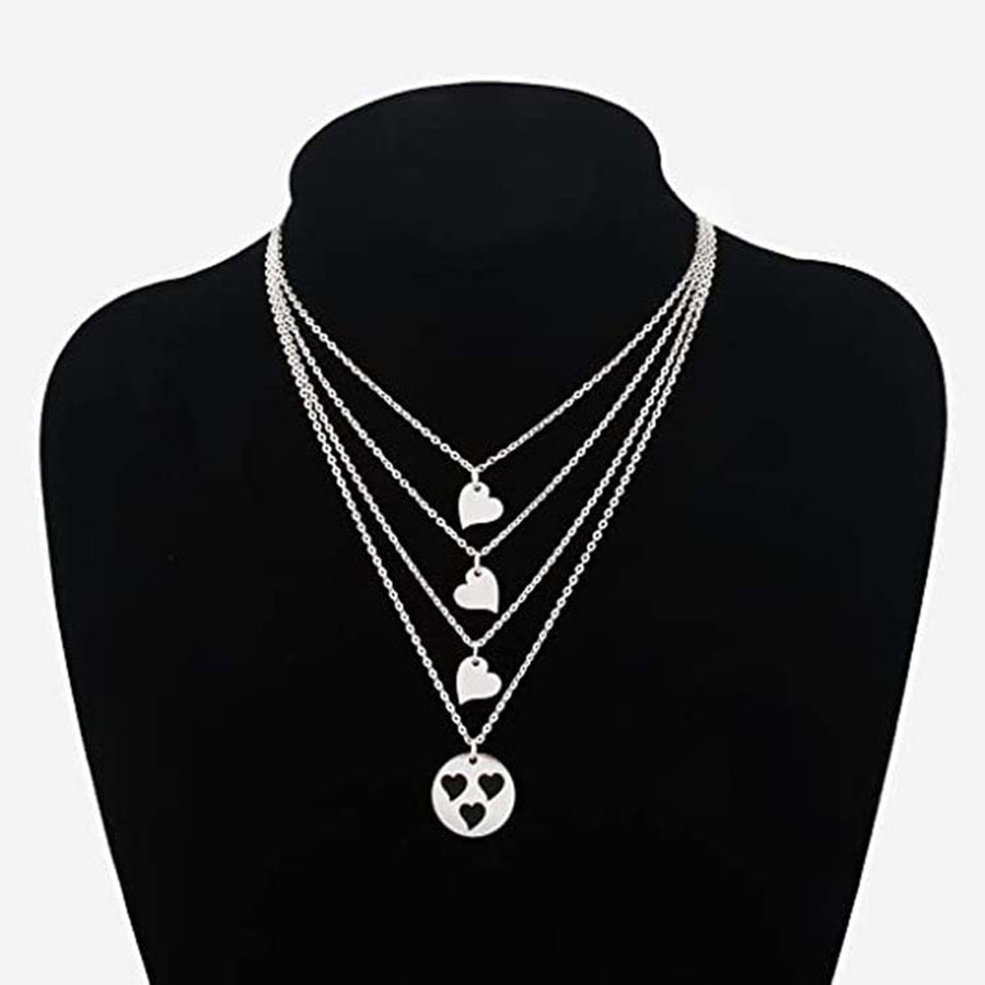 1Pc/1 Set Pendant Necklace Steel Necklace for Party Image 1