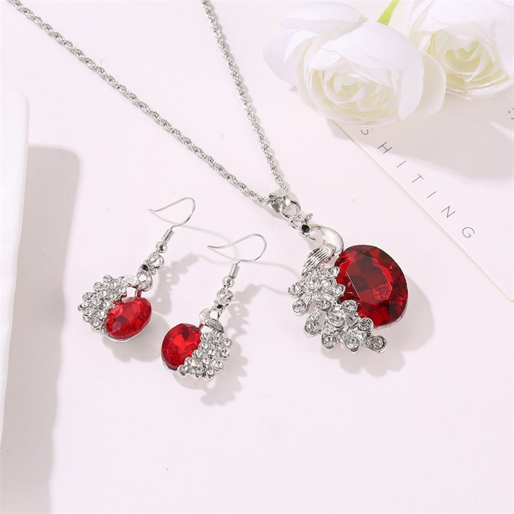 2Pcs/Set Necklace Earrings Necklace Jewelry Accessory Image 2