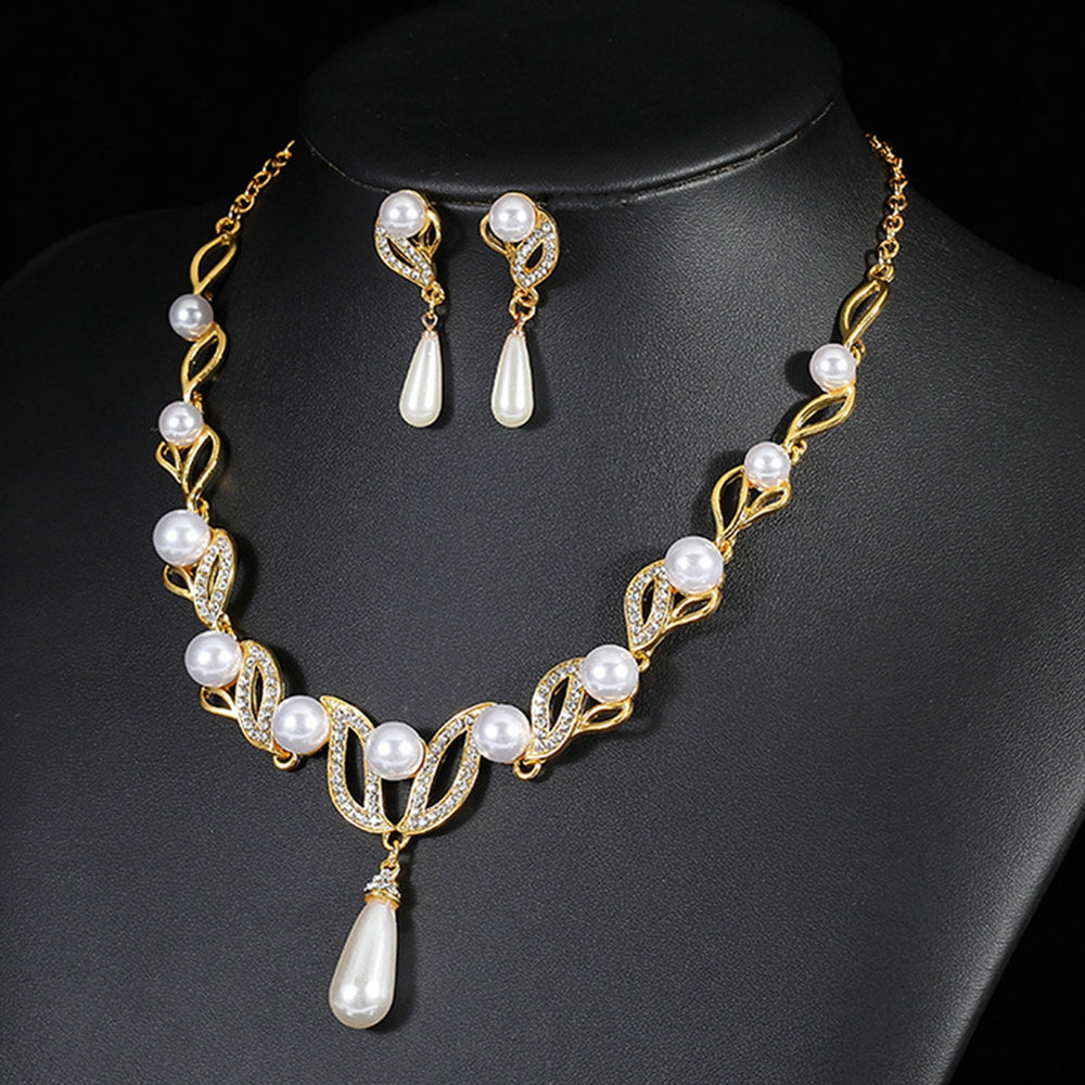 1 Set Women Jewelry Earrings Necklaces Image 2