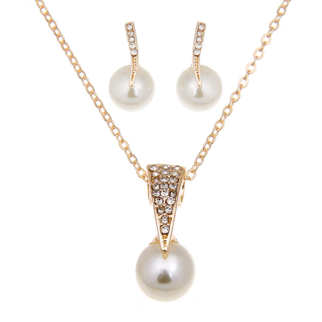 1 Set Women Necklace Earring Jewelry Women Gift Image 4