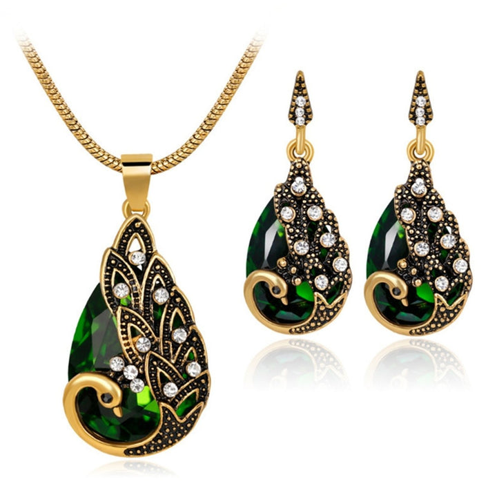 1 Set Women Necklace Earrings Fashion Jewelry Gift Image 1