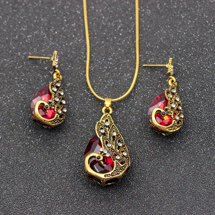 1 Set Women Necklace Earrings Fashion Jewelry Gift Image 8