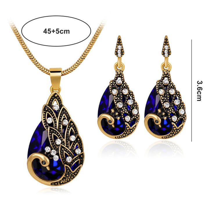 1 Set Women Necklace Earrings Fashion Jewelry Gift Image 10