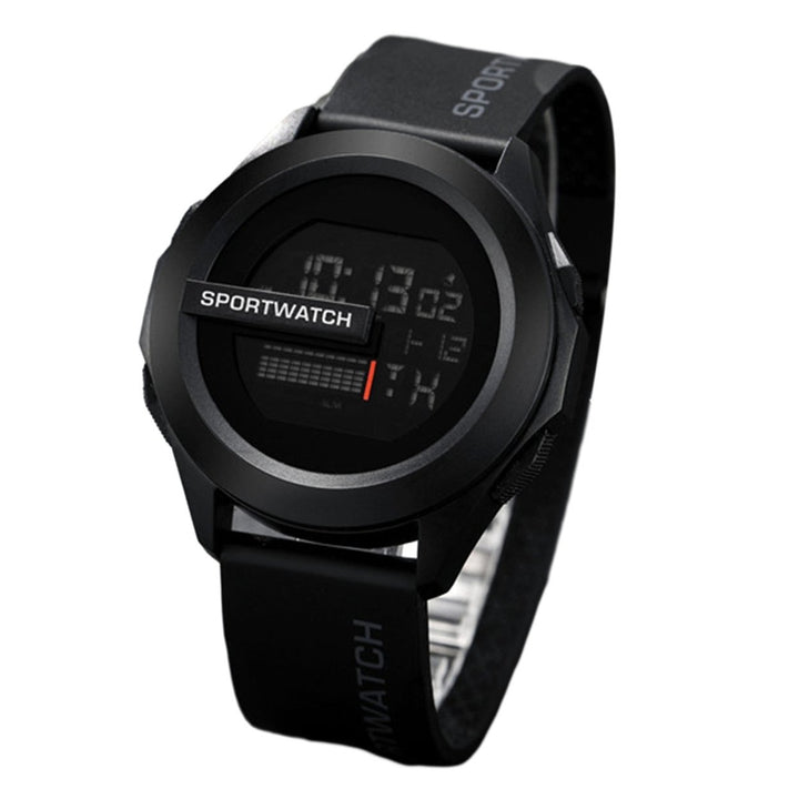 LED Electronic Watch 50m Waterproof Luminous Adjustable Soft Silicone Band Men Women Sports Wristwatch Birthday Gift Image 1
