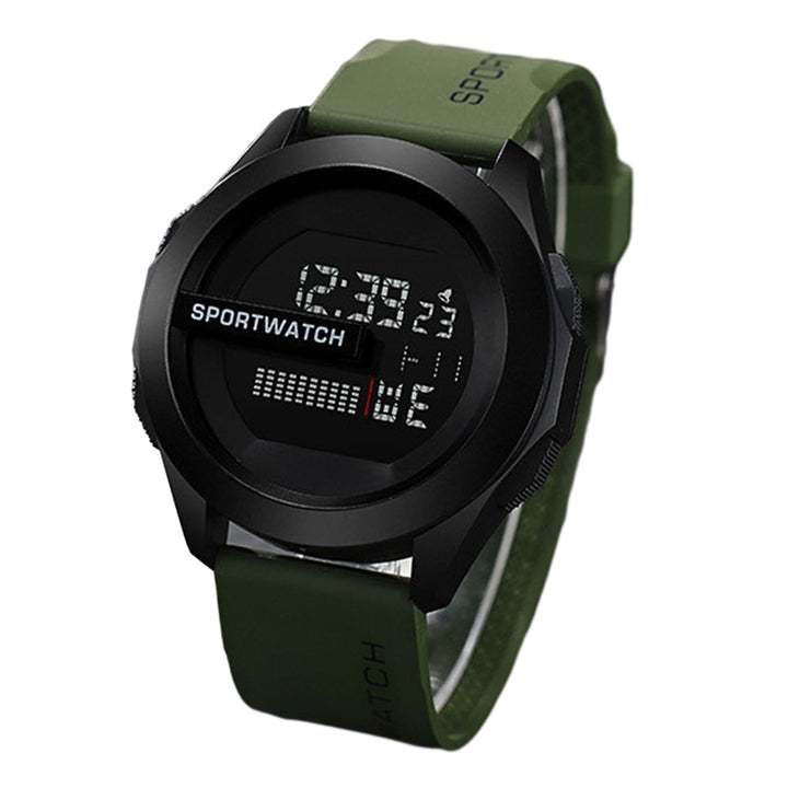 LED Electronic Watch 50m Waterproof Luminous Adjustable Soft Silicone Band Men Women Sports Wristwatch Birthday Gift Image 6