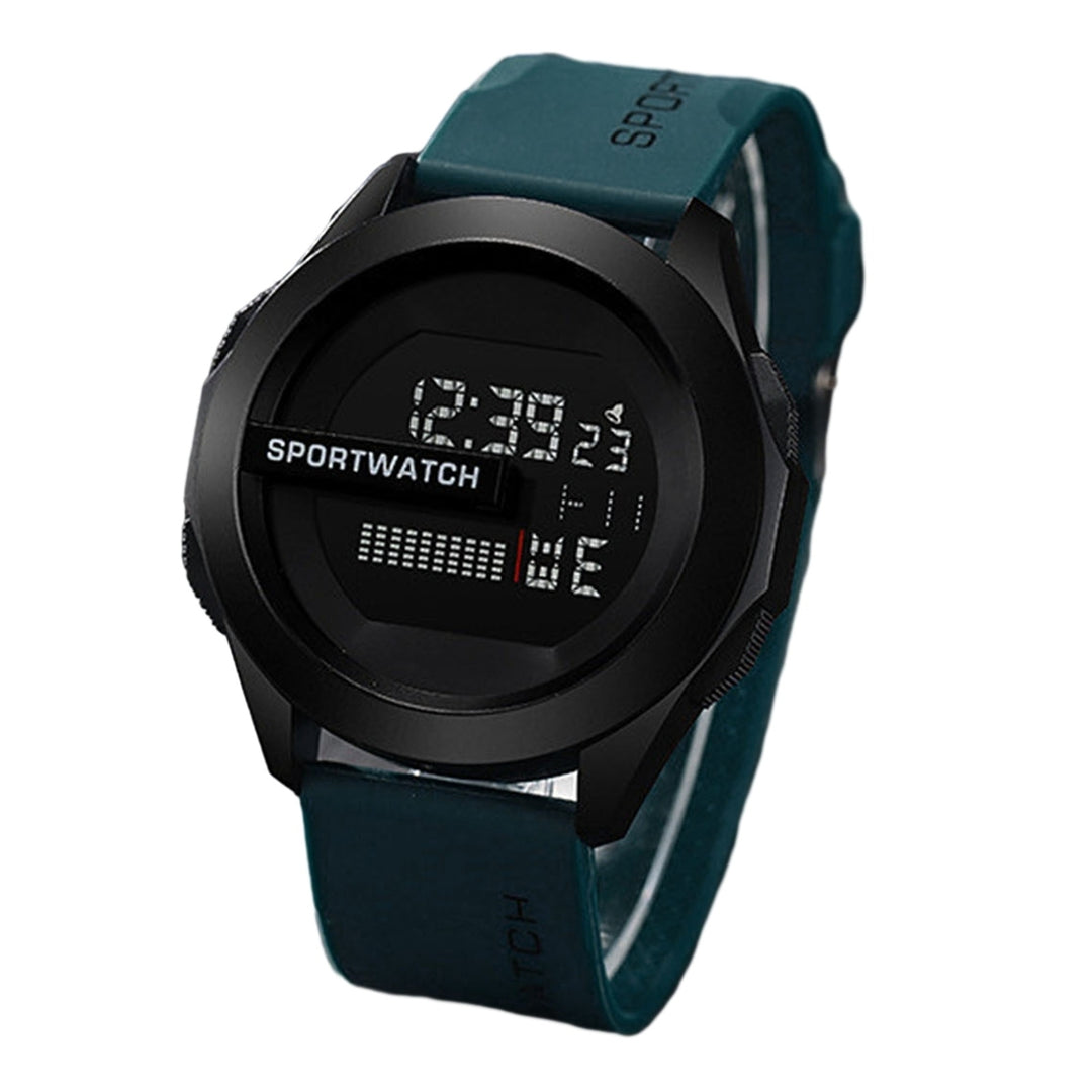 LED Electronic Watch 50m Waterproof Luminous Adjustable Soft Silicone Band Men Women Sports Wristwatch Birthday Gift Image 7